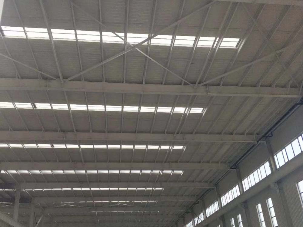 采光板安装效果